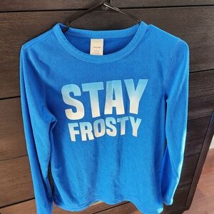 Blue Kids Fleece Shirt - Stay Frosty